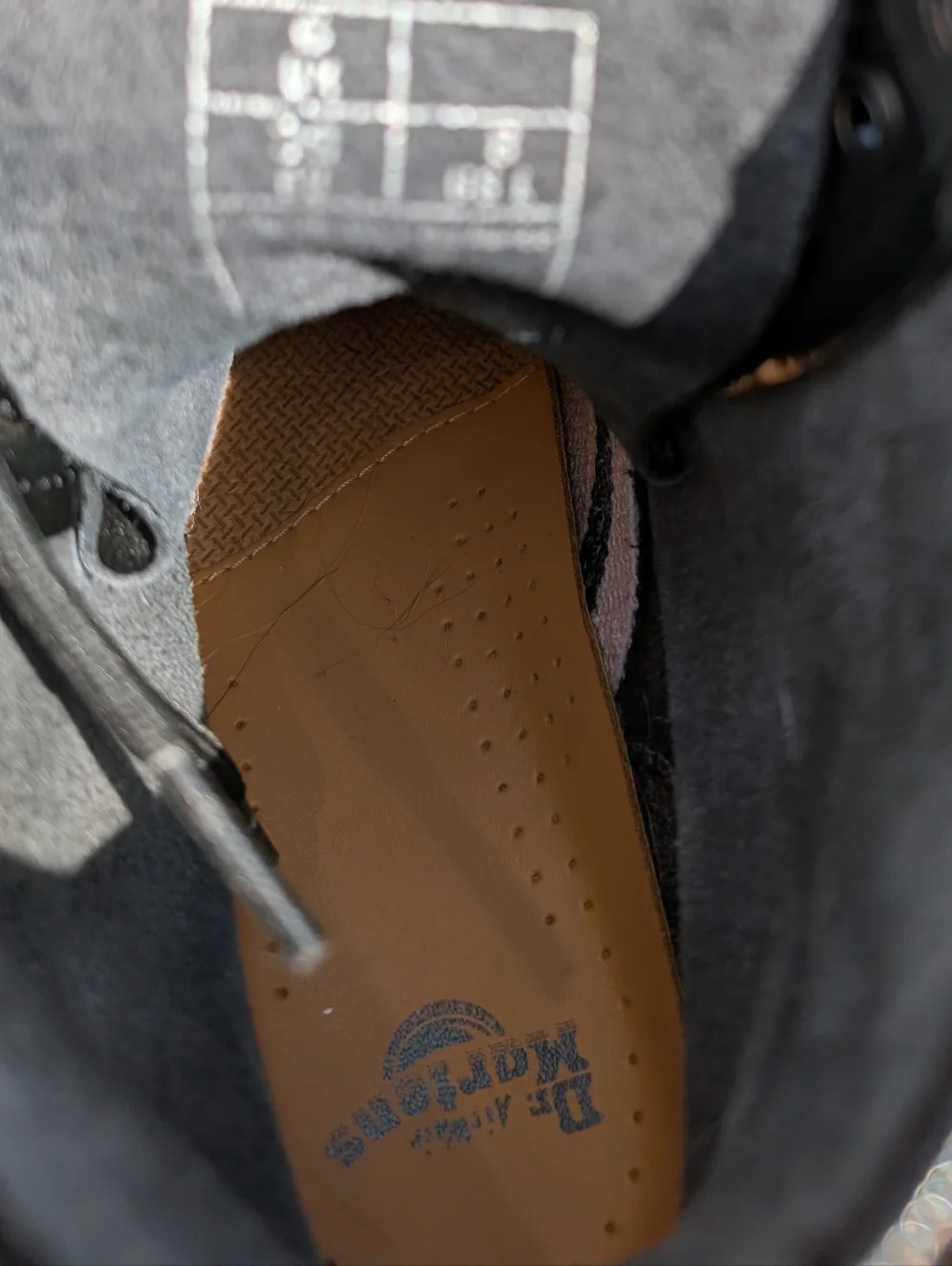 Dr. Martens Cotton Leather Lace-Up Boot - Picture 9 of 9